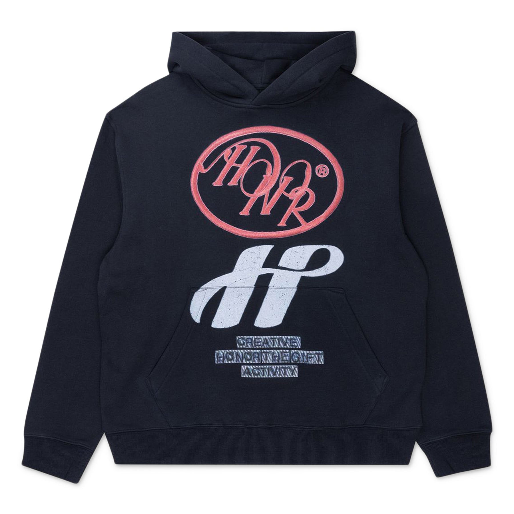 Honor The Gift Pop Art Hoodie (Black) Top