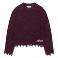 Honor The Gift Cable Sweater (Berry) Top