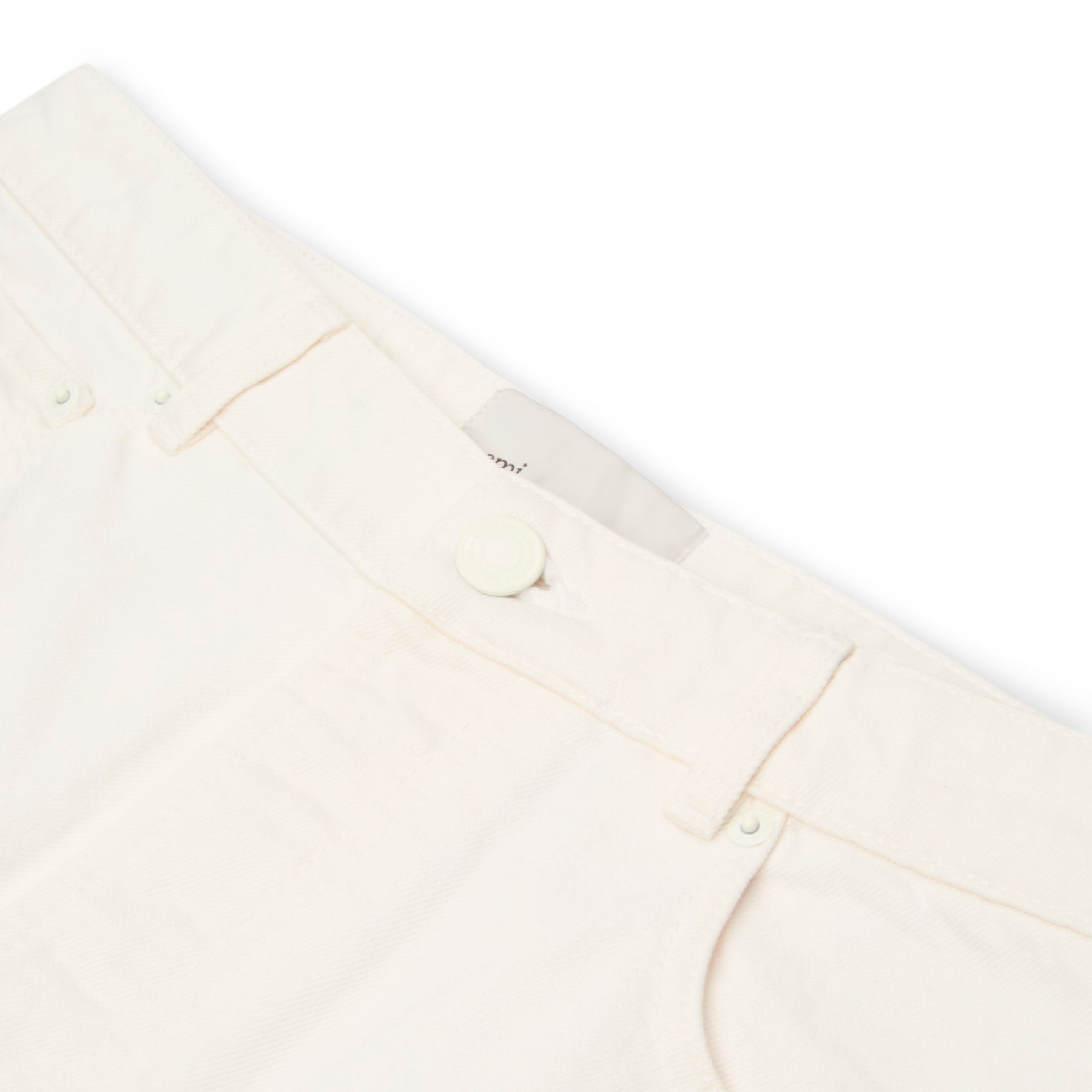 AMI Large Fit Jeans (Blanc creme) Trousers