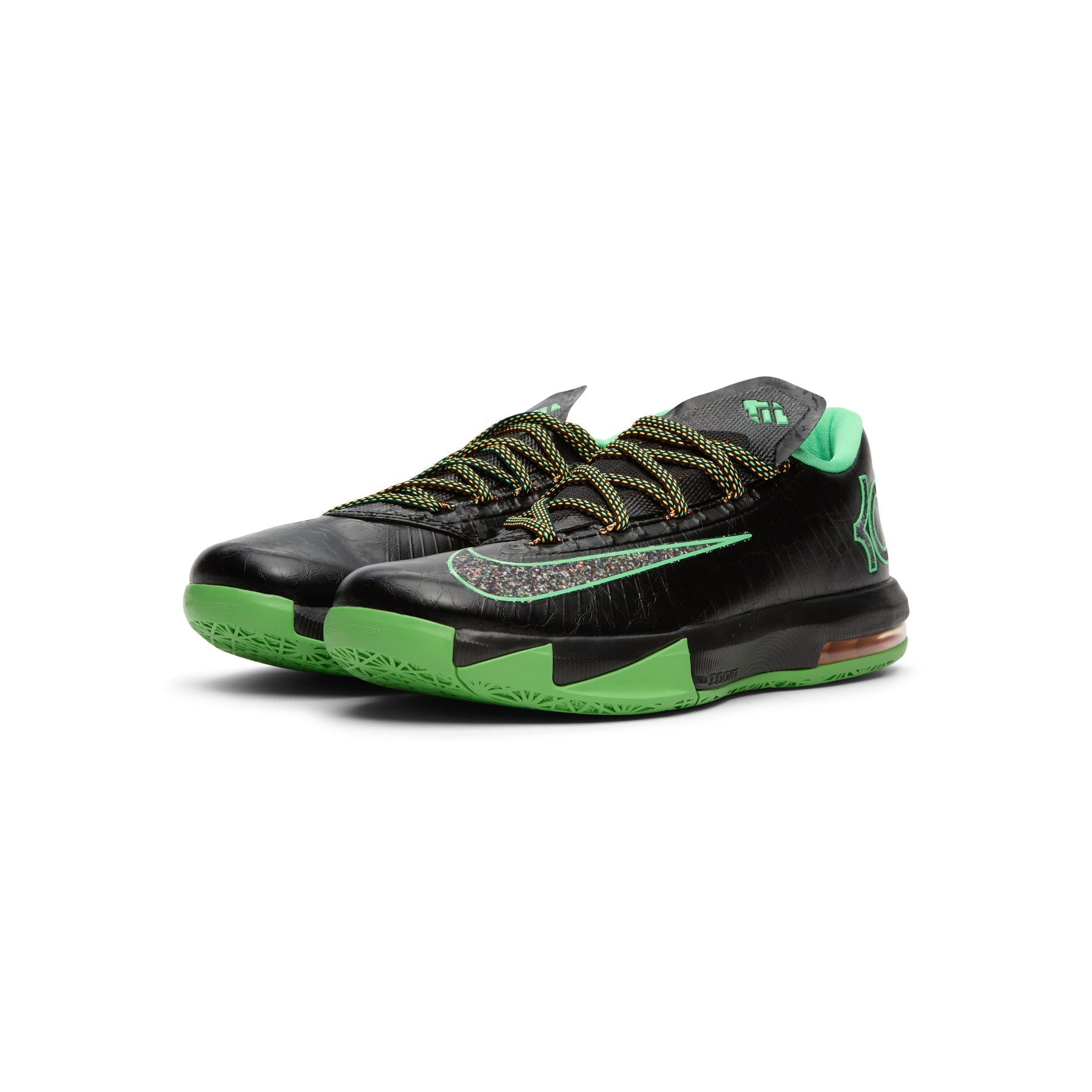 nike-kd-6-black-multi-color-lt-lucid-green  Footwear