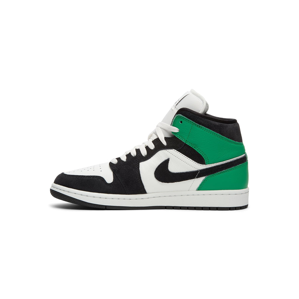 nike-jordan-air-jordan-1-mid-se-summit-white-black-lucky-green  Footwear