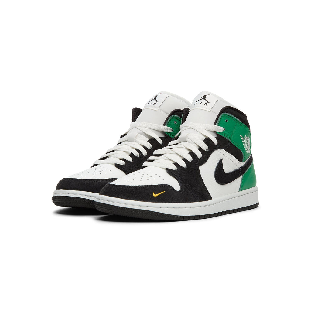 nike-jordan-air-jordan-1-mid-se-summit-white-black-lucky-green  Footwear