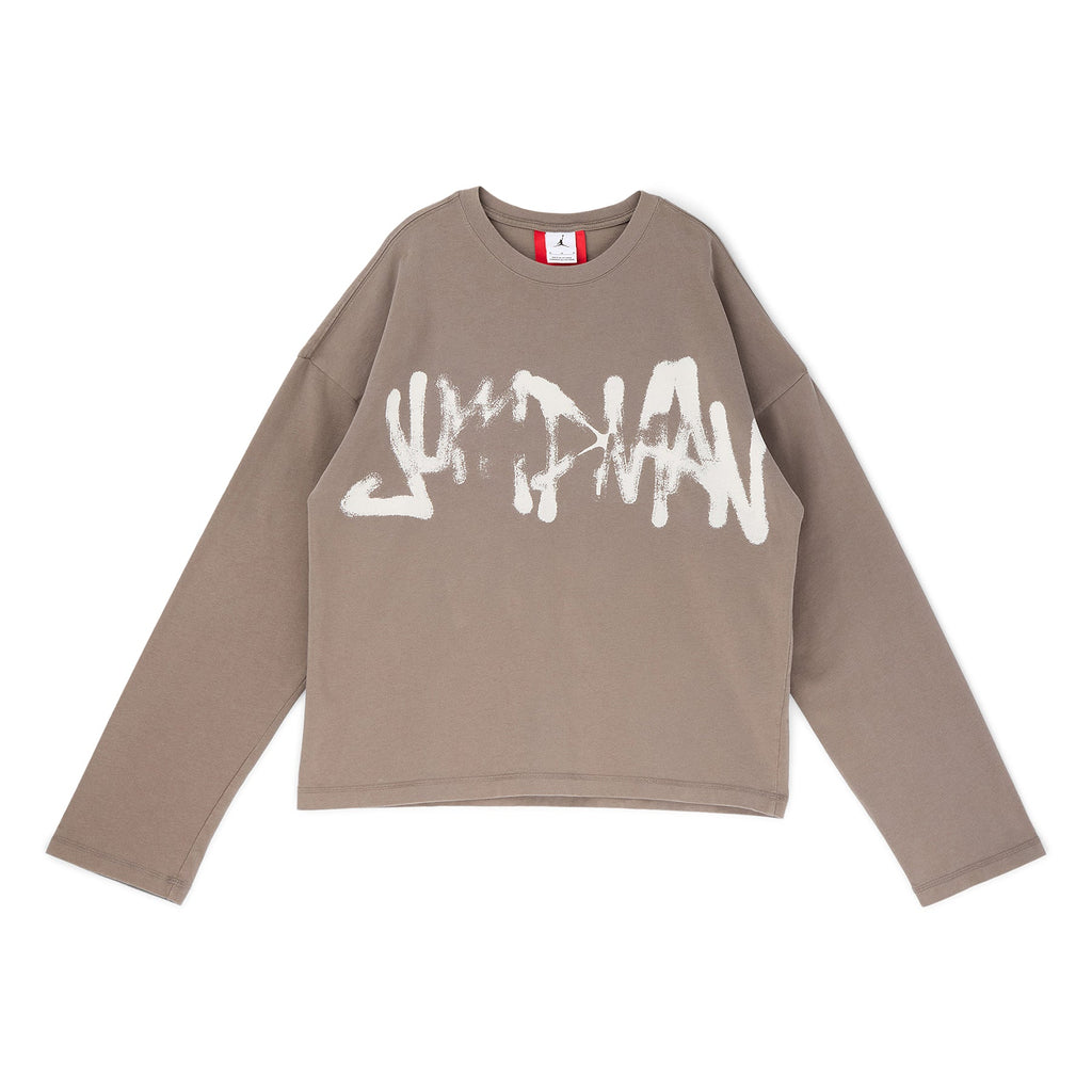 Air Jordan M J IH Jmpan LS Tee (Cave Stone)Top