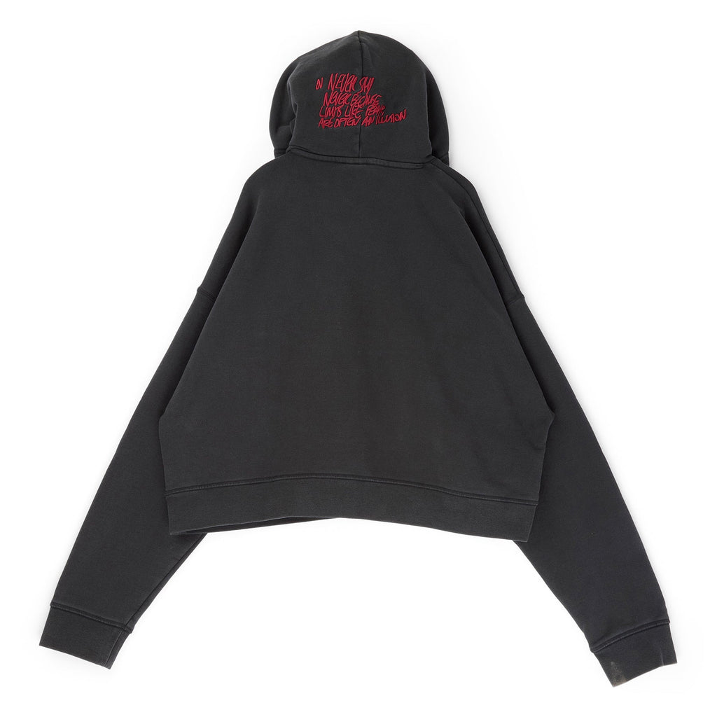 Air Jordan M J IH Crop Hoodie (Black/Ivory ) Top