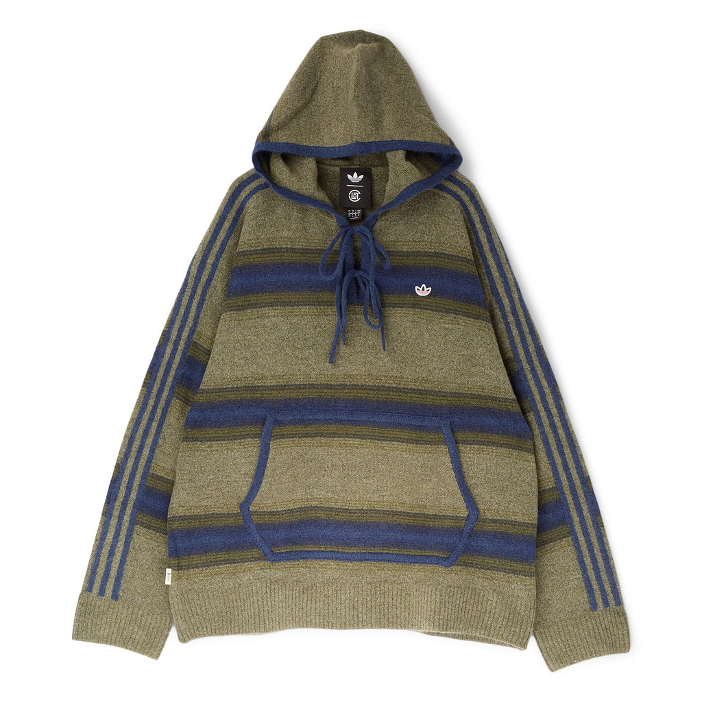 adidas Clot Baja Hood (Trace Khaki/Tech Indigo) Top