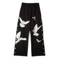 3.Paradis Freedom Dove Track Pants (Black) Trousers