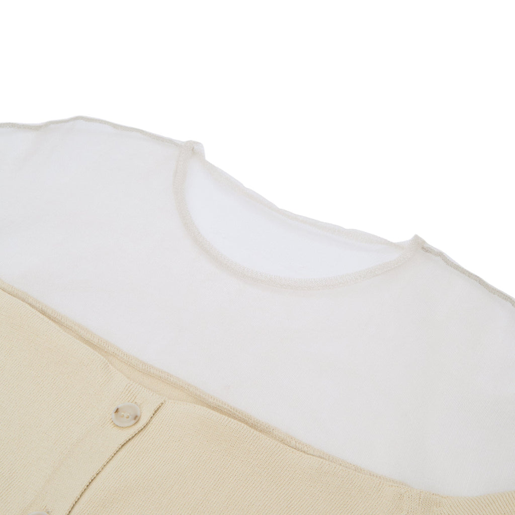MM6 Maison Margiela Cardigan (Beige) Top
