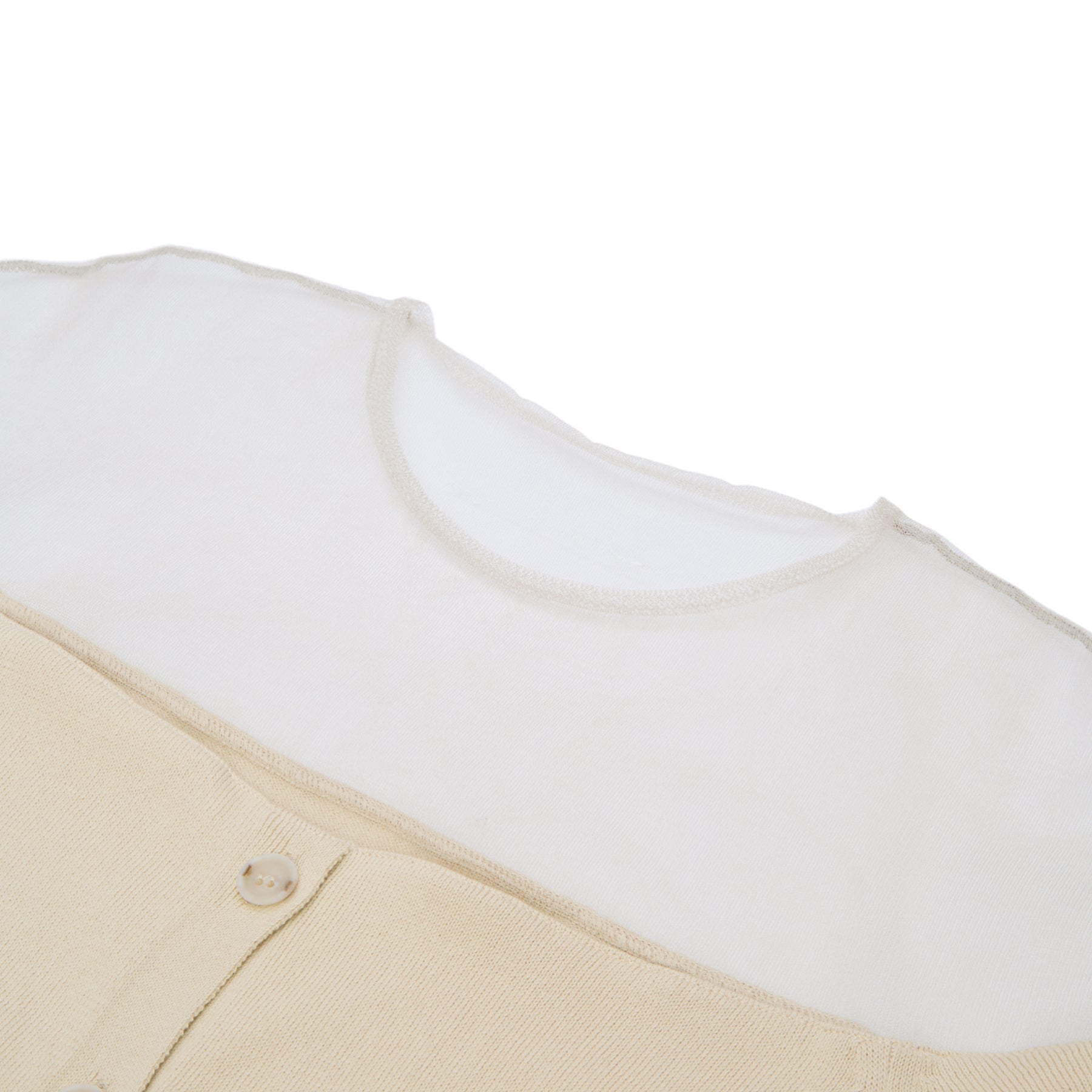 MM6 Maison Margiela Cardigan (Beige) Top