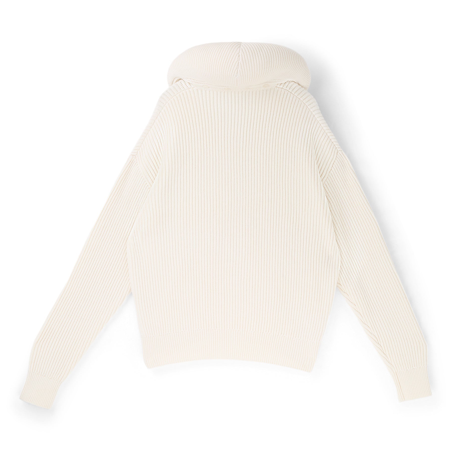 3.Paradis Pillow Neck Knit Sweater (Truewhite) Top