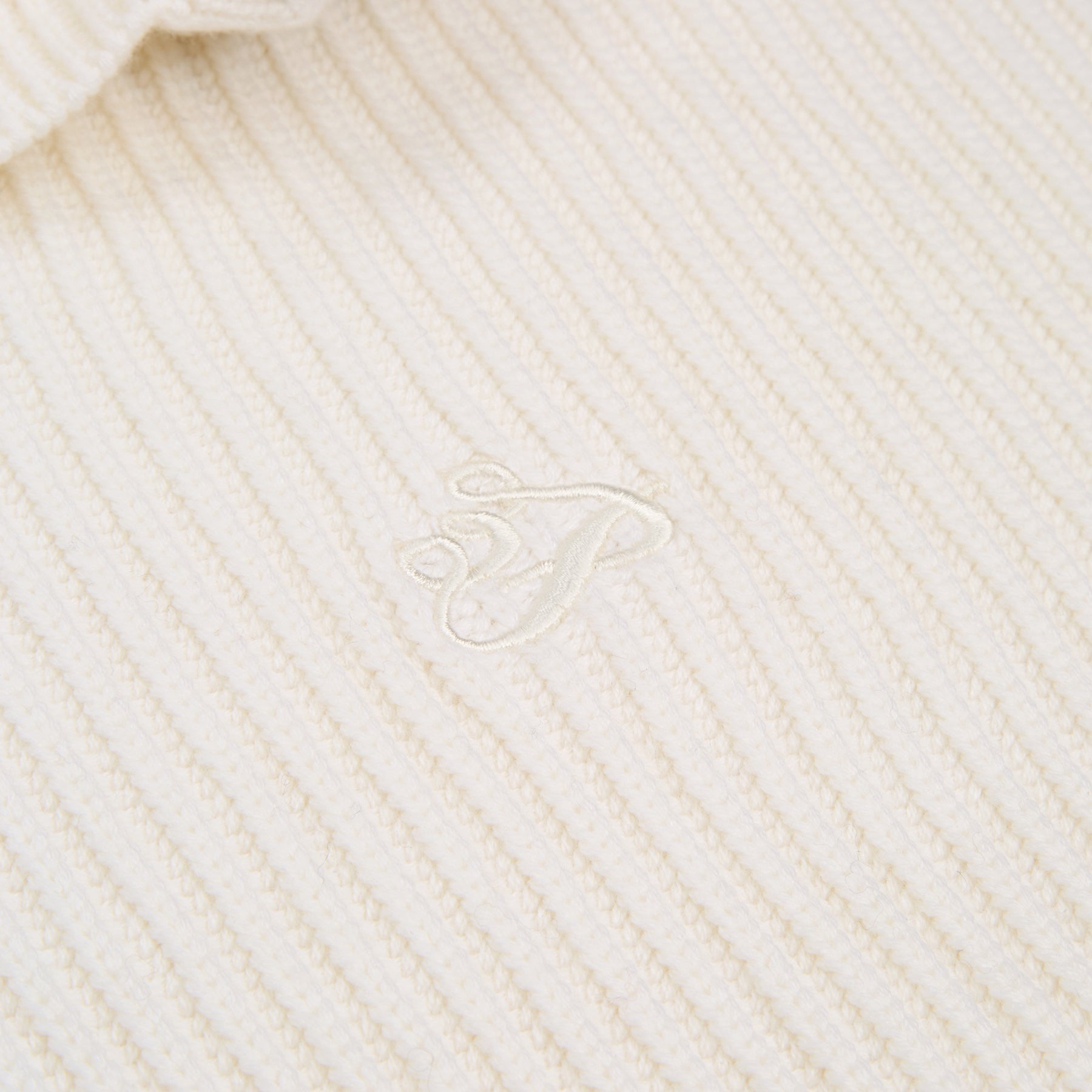 3.Paradis Pillow Neck Knit Sweater (Truewhite) Top