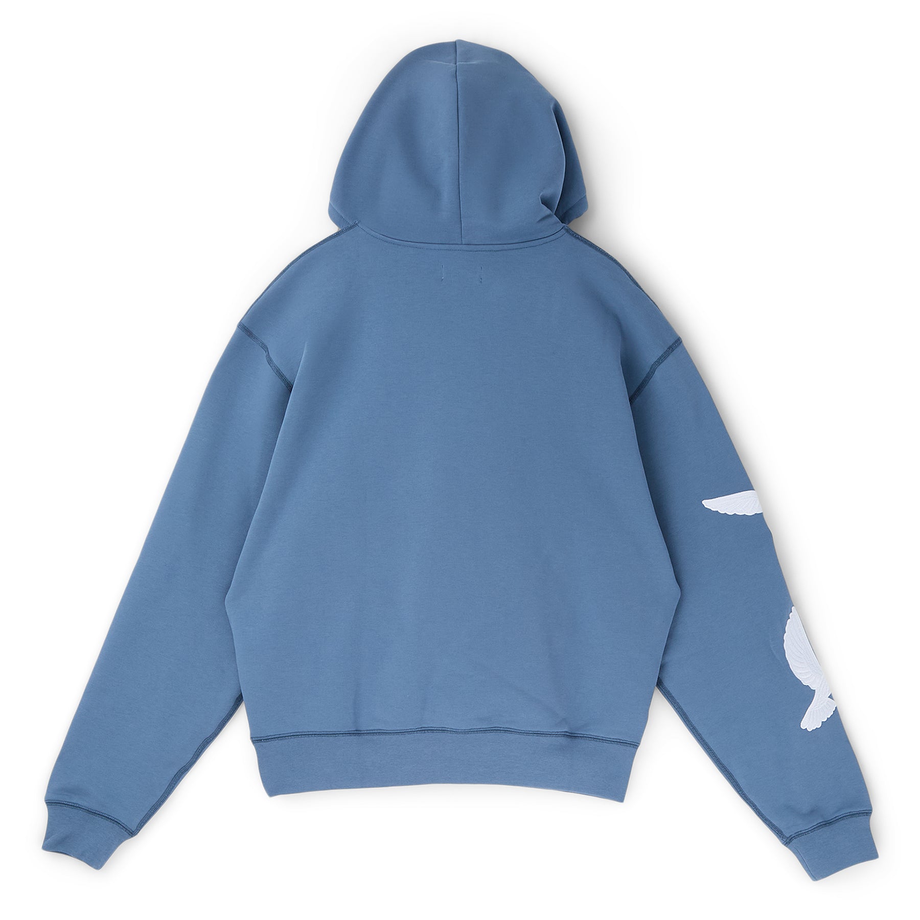 3.Paradis Flying Doves Hooded Sweater (Bluegrey) Top