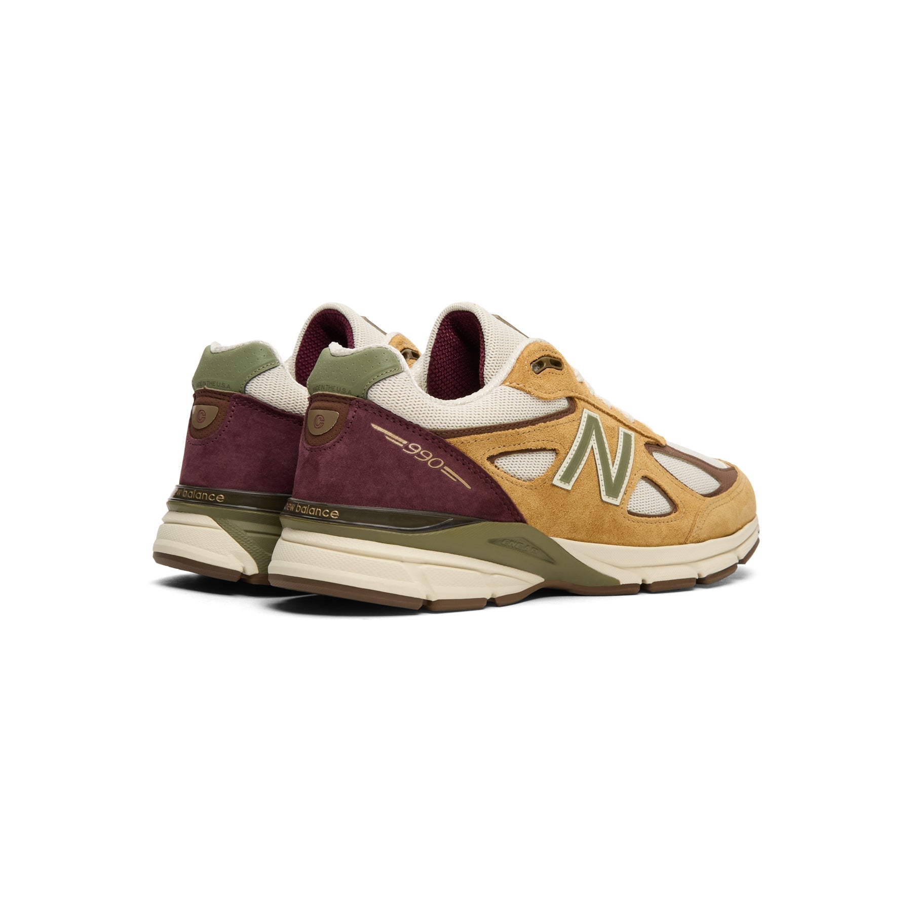 new-balance-concepts-x-made-in-usa-990v4-pumpernickel-dark-olivine  Footwear