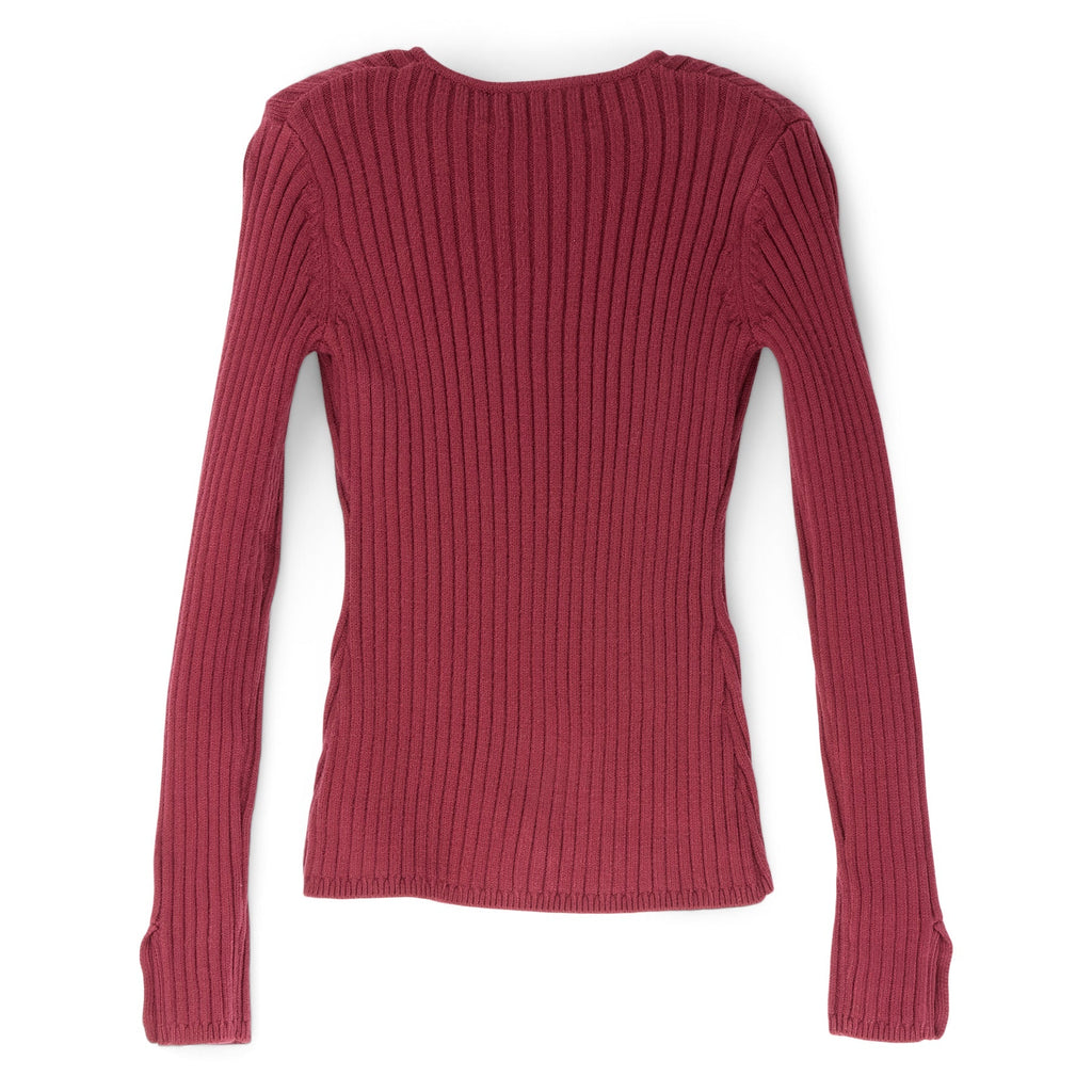 House of Sunny Power Peggy (Burgundy) Top