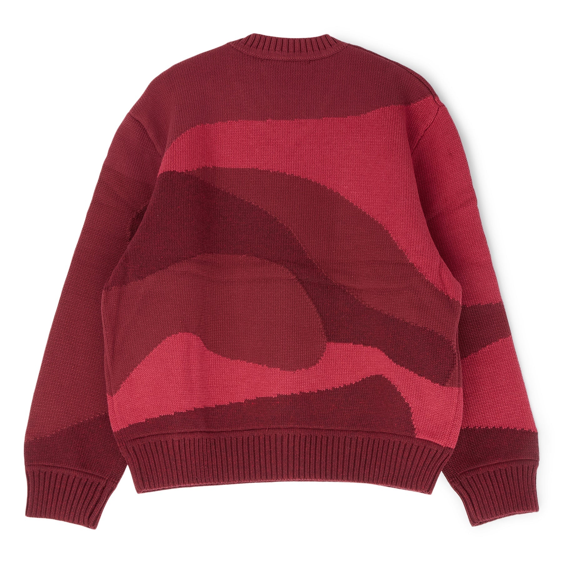 House of Sunny The Red Landscape Sweater (Ruby Red) Top