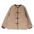 House of Sunny Retro Blanket Jacket (Blonde Multi) Top