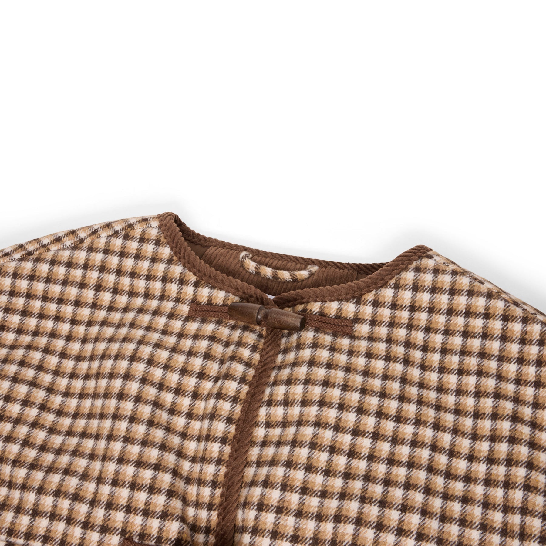 House of Sunny Retro Blanket Jacket (Blonde Multi) Top