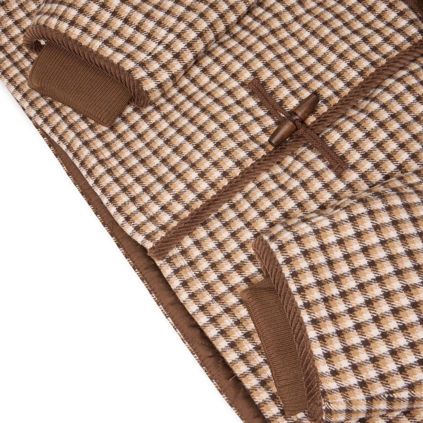 House of Sunny Retro Blanket Jacket (Blonde Multi) Top
