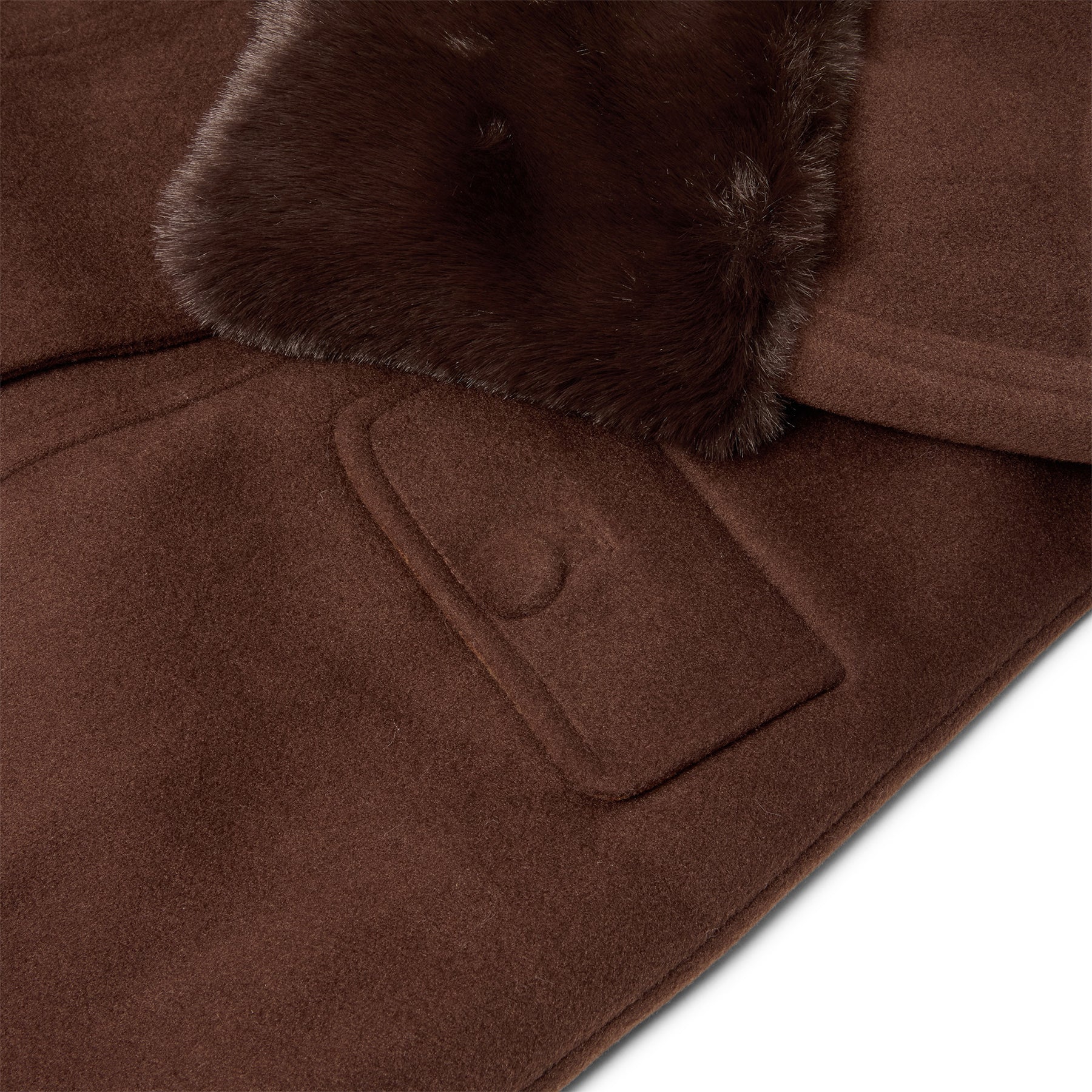 House of Sunny The Dolly Coat (Rosewood Brown) Top