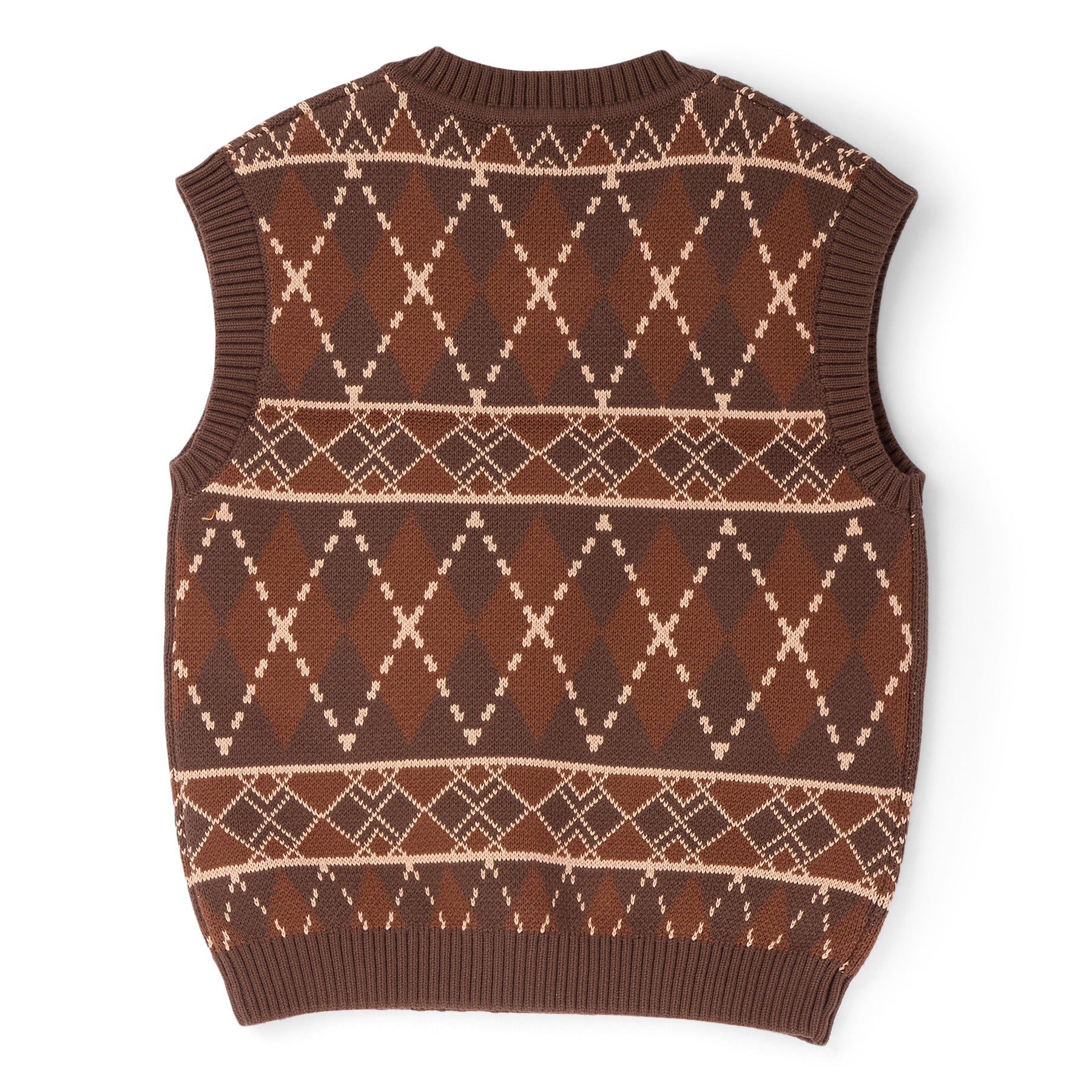 House of Sunny Ripples Vest (Tobacco) Top