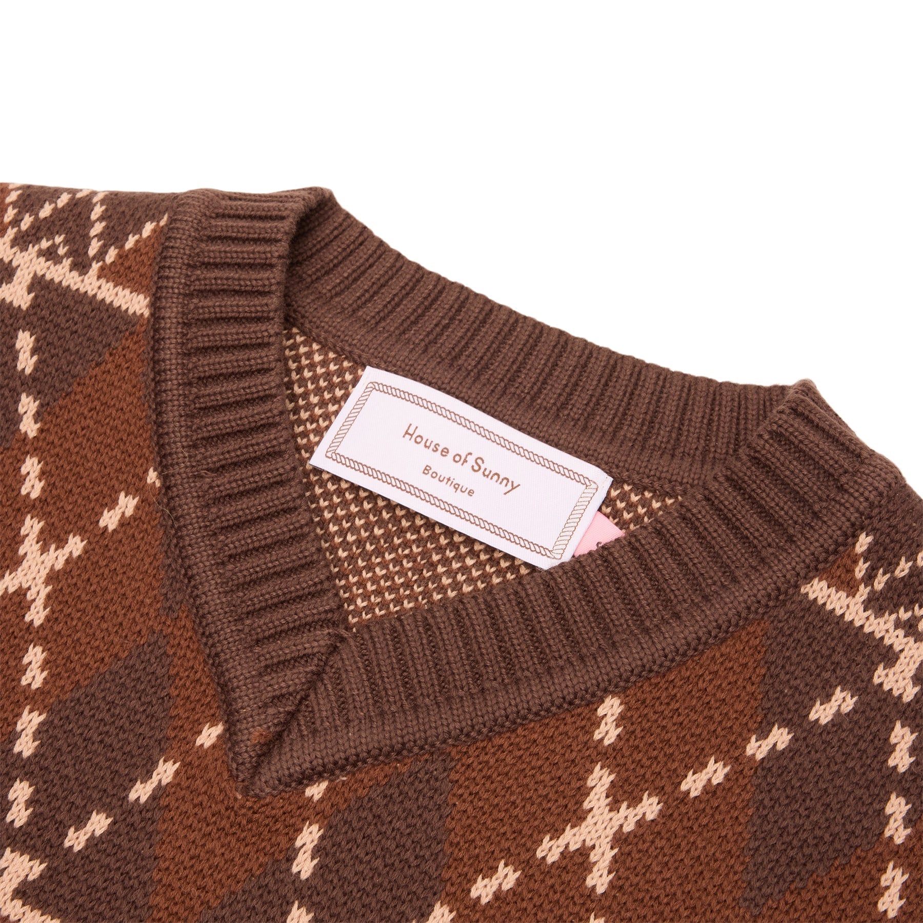 House of Sunny Ripples Vest (Tobacco) Top