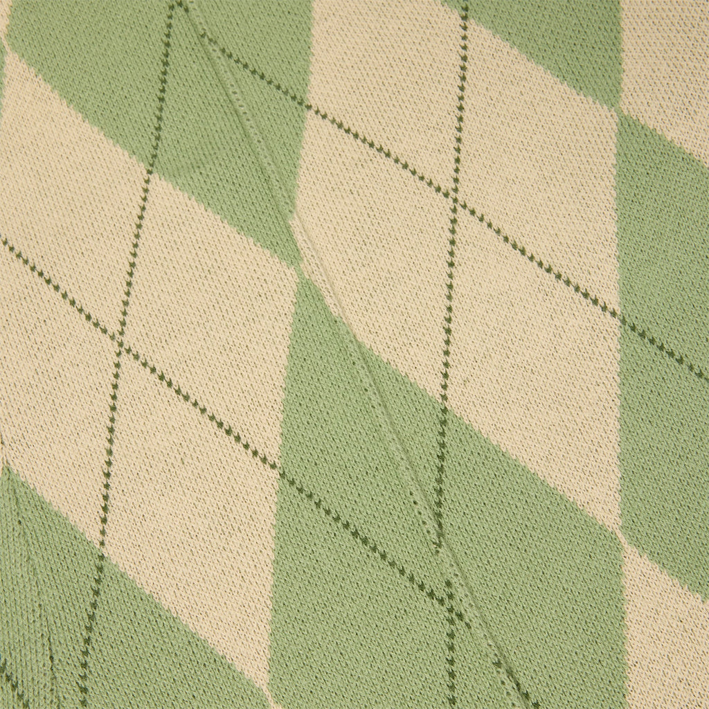 House of Sunny Argyle Lounge Pant (Matcha) Trousers