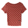 House of Sunny Retro Check Mesh Top (Multi)T-shirt  Top