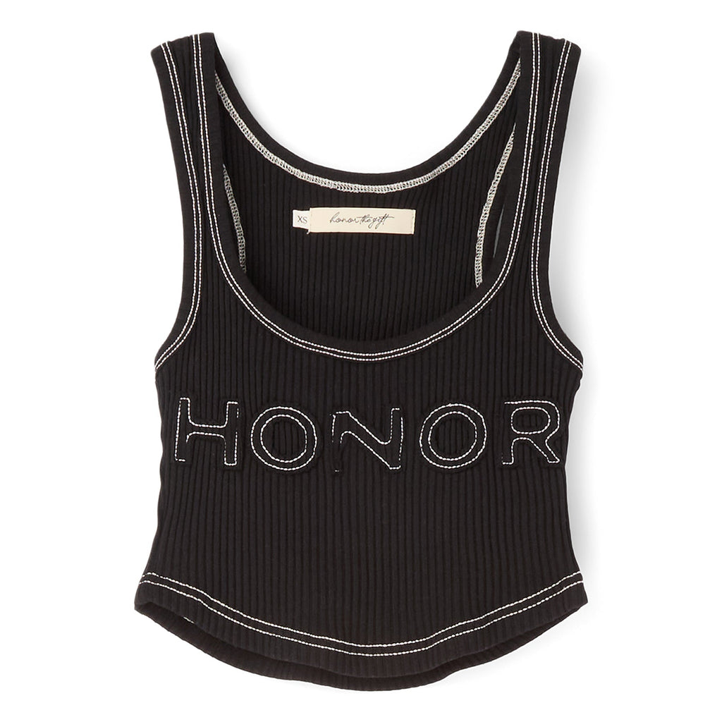 Honor The Gift B-Summer Charm Tank (Black) Top