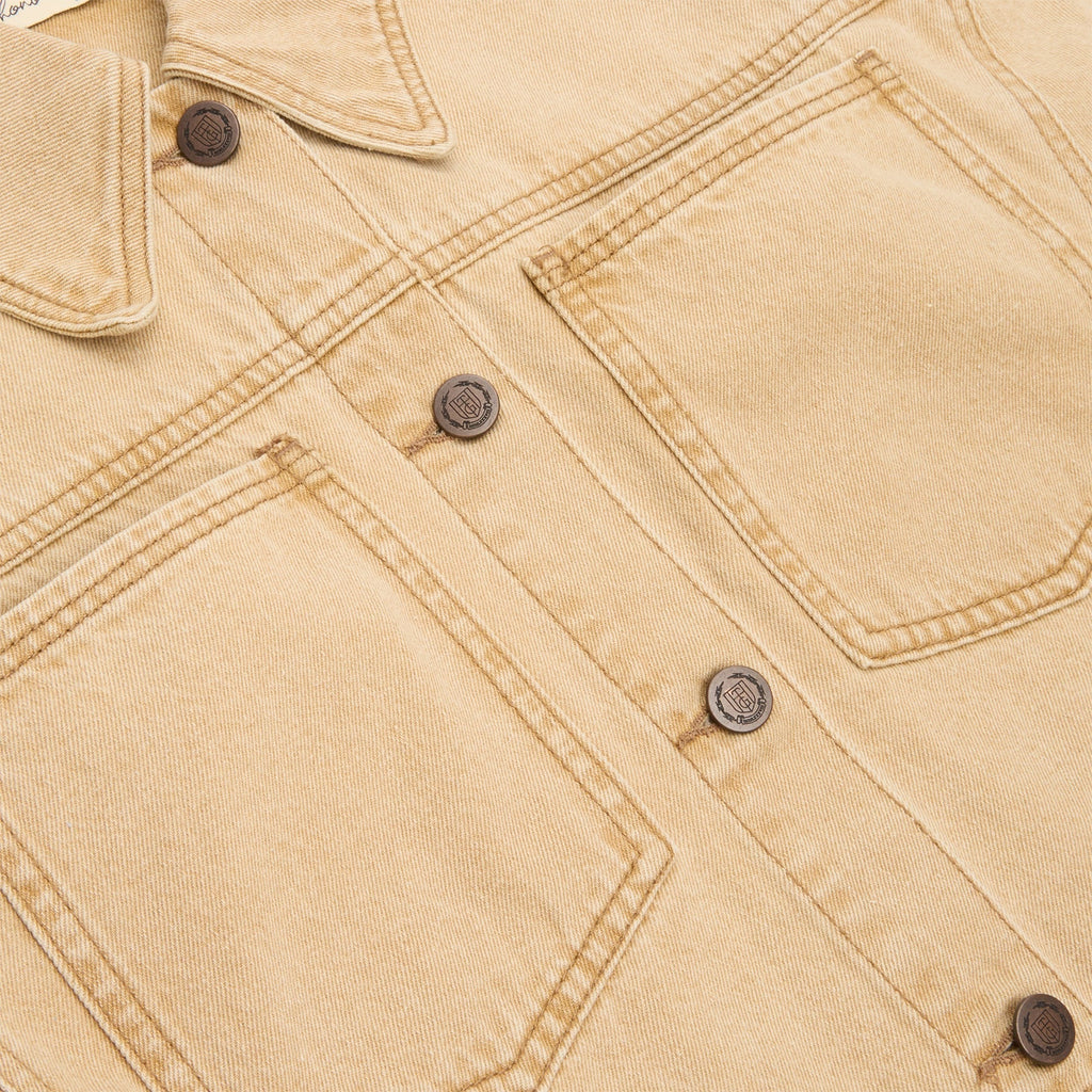 Honor The Gift B-Summer Raw Edge Cropped Jacket (Tan) Top