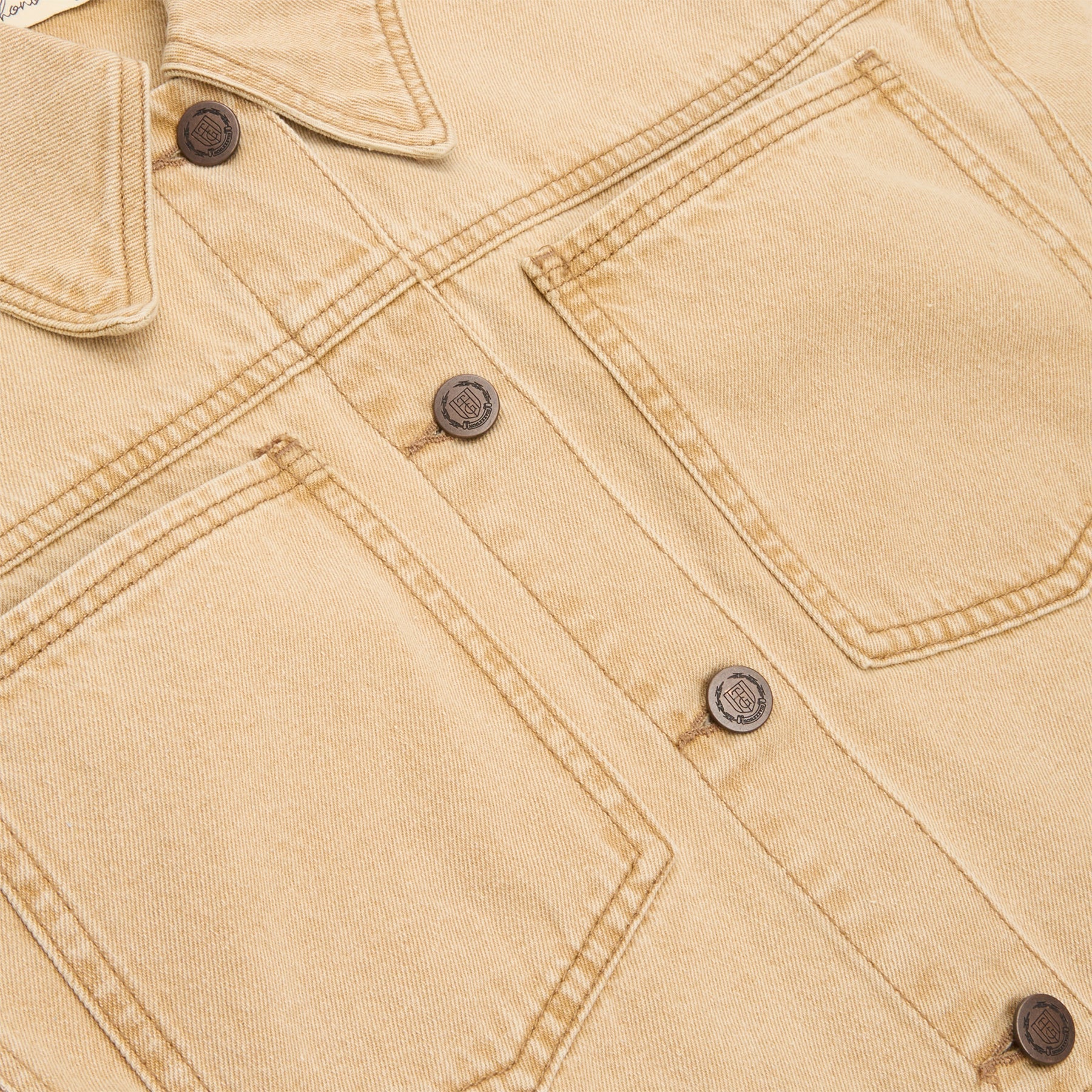 Honor The Gift B-Summer Raw Edge Cropped Jacket (Tan) Top