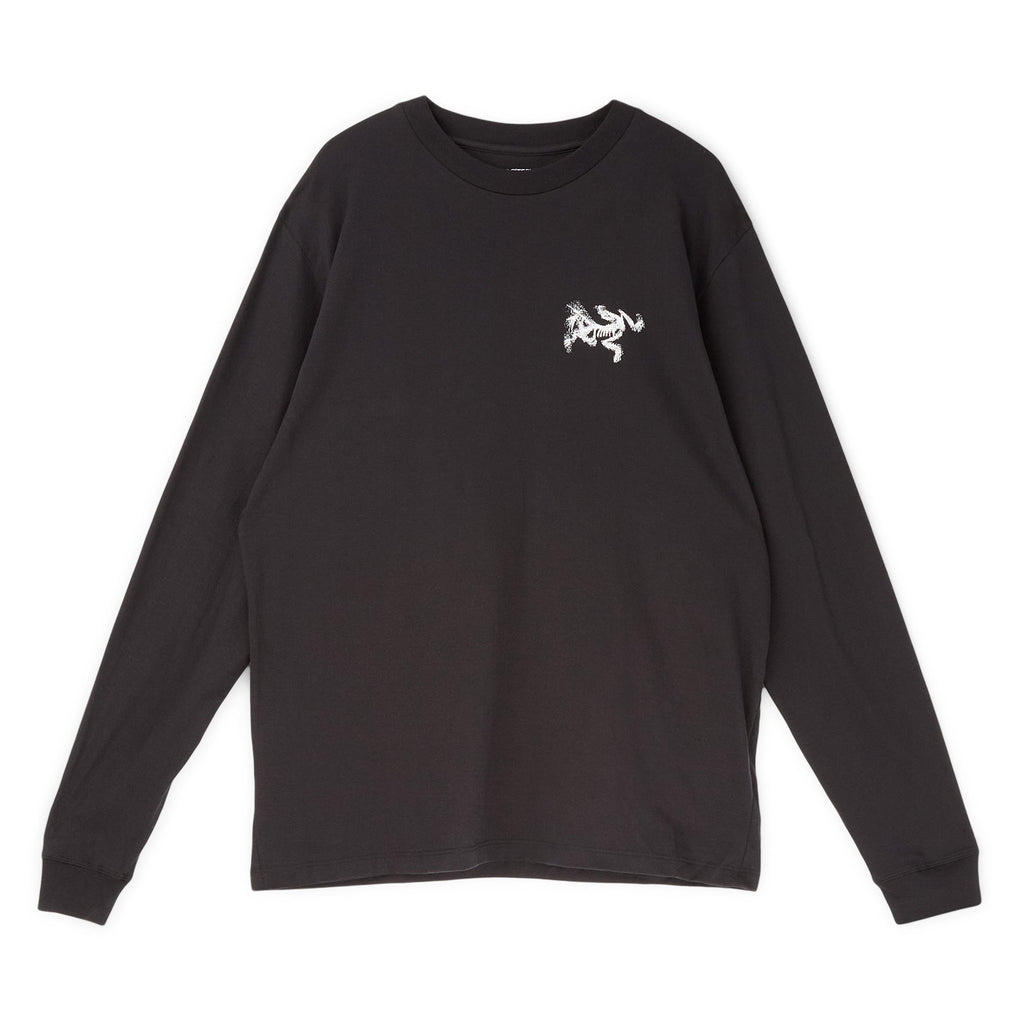 Arc'teryx Kragg SL Cotton Bird Tile LS M (Black / Arctic Silk) Top