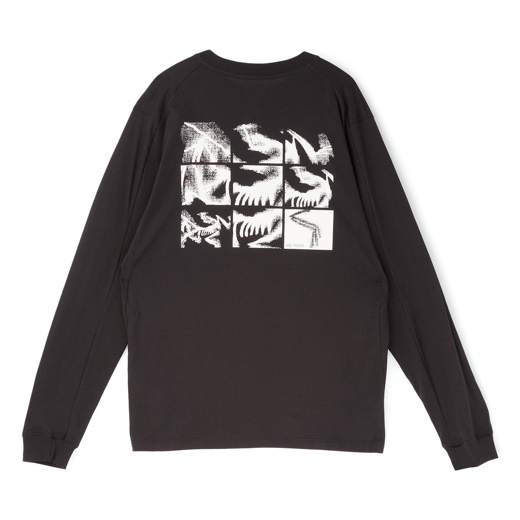 Arc'teryx Kragg SL Cotton Bird Tile LS M (Black / Arctic Silk) Top