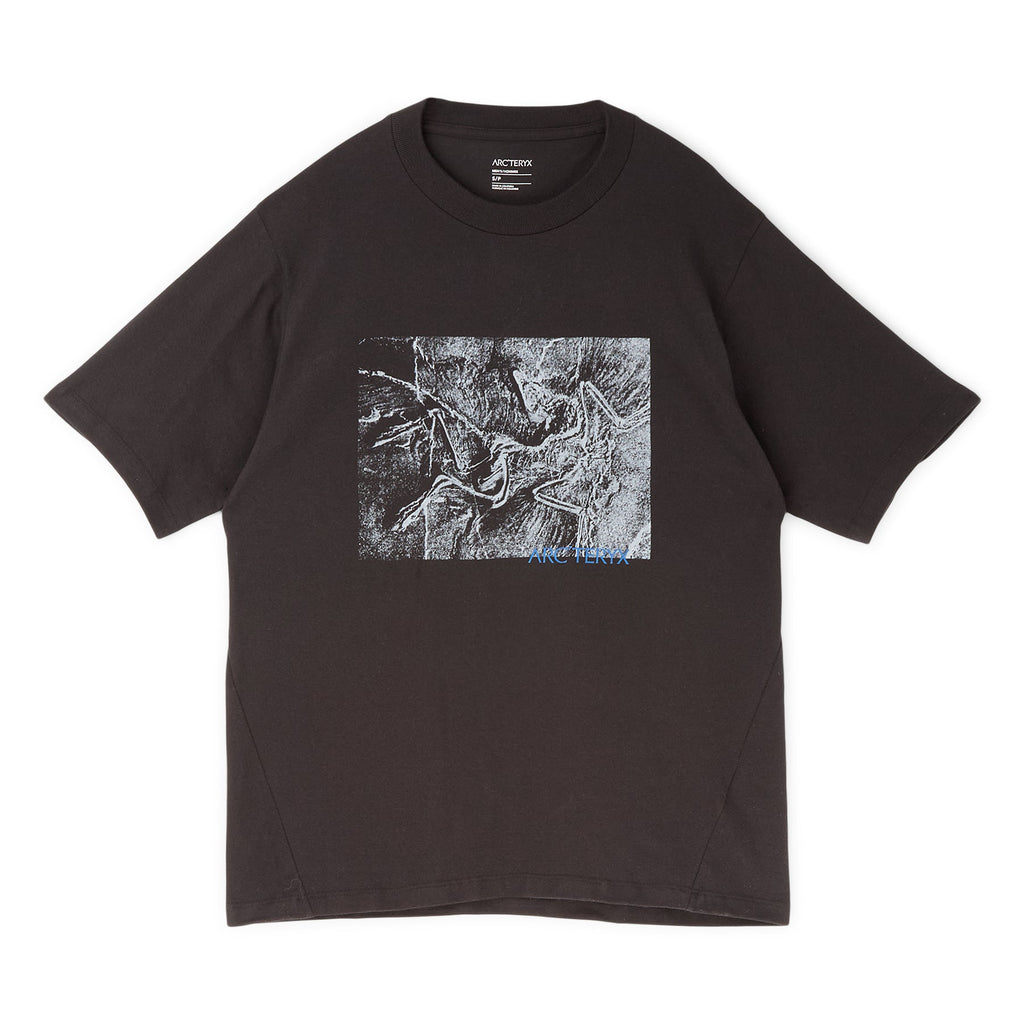 Arc'teryx Kragg Cotton Lithographica SS M (Black) T-shirt Top