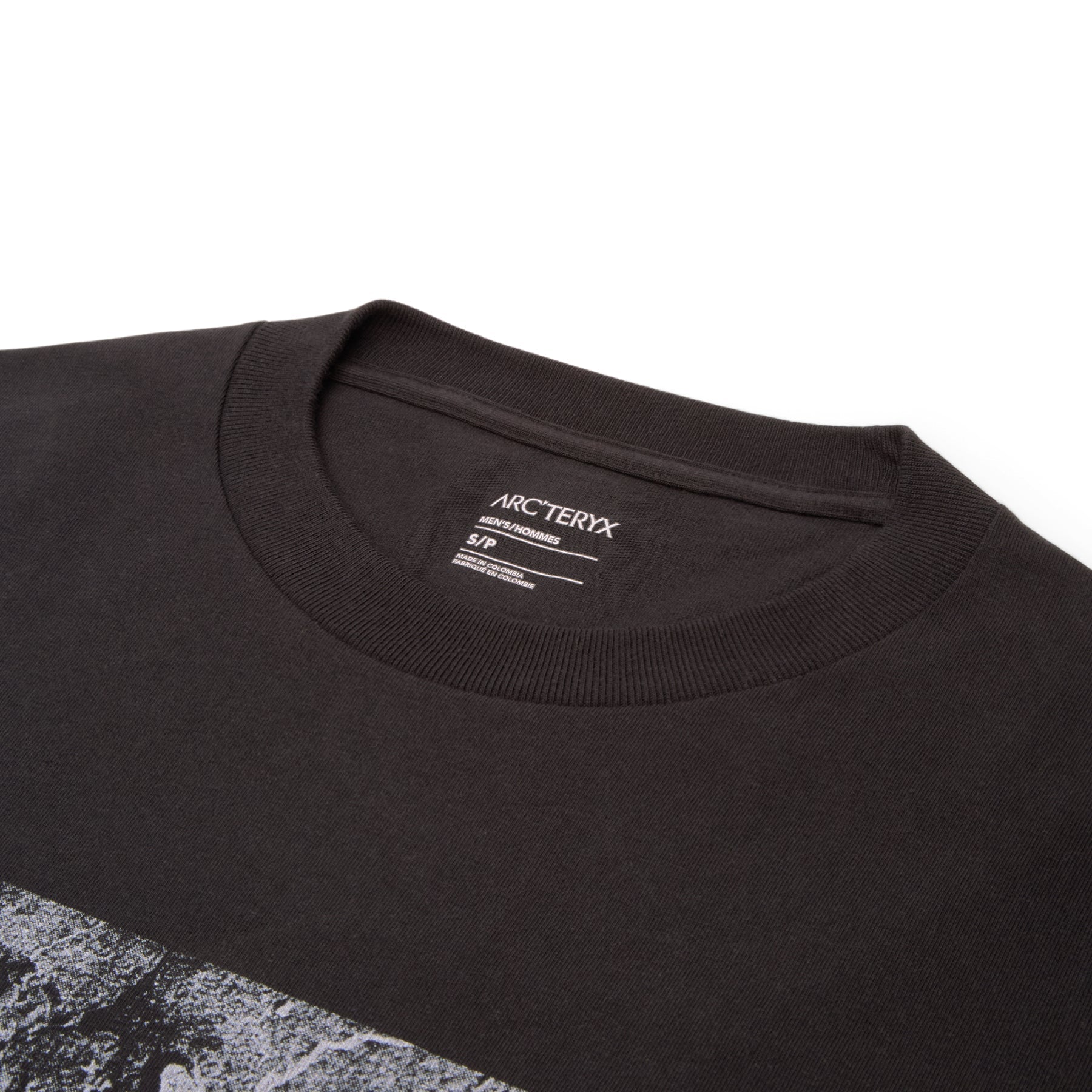Arc'teryx Kragg Cotton Lithographica SS M (Black) T-shirt Top