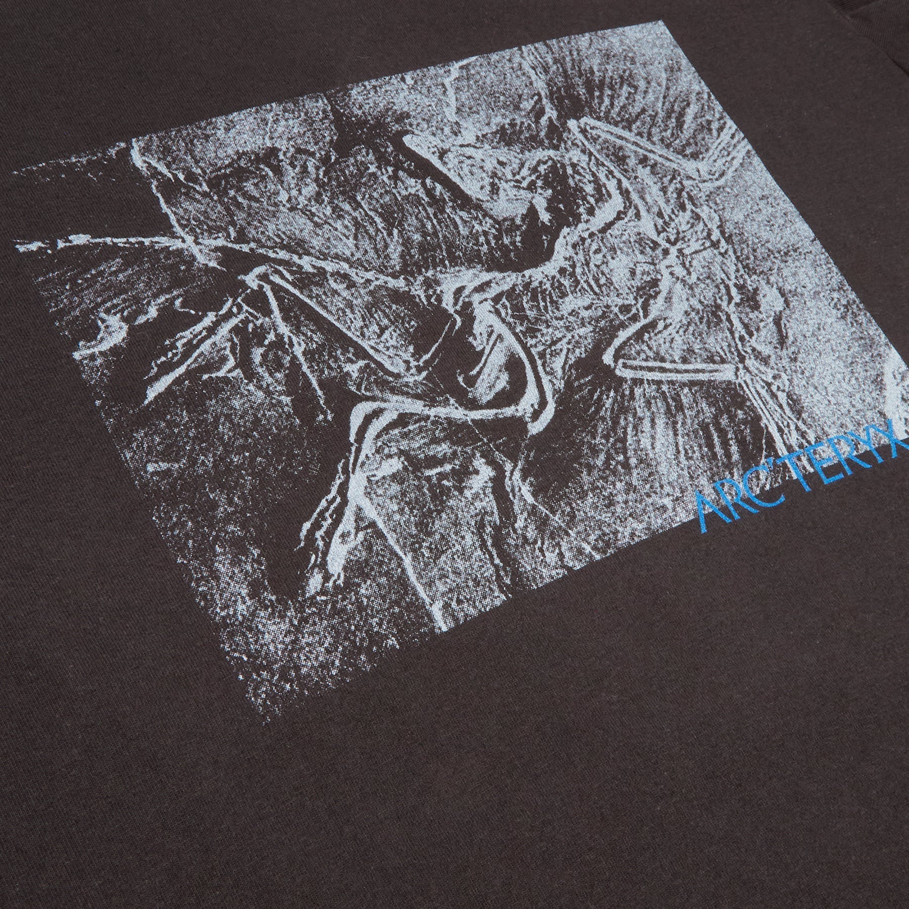 Arc'teryx Kragg Cotton Lithographica SS M (Black) T-shirt Top