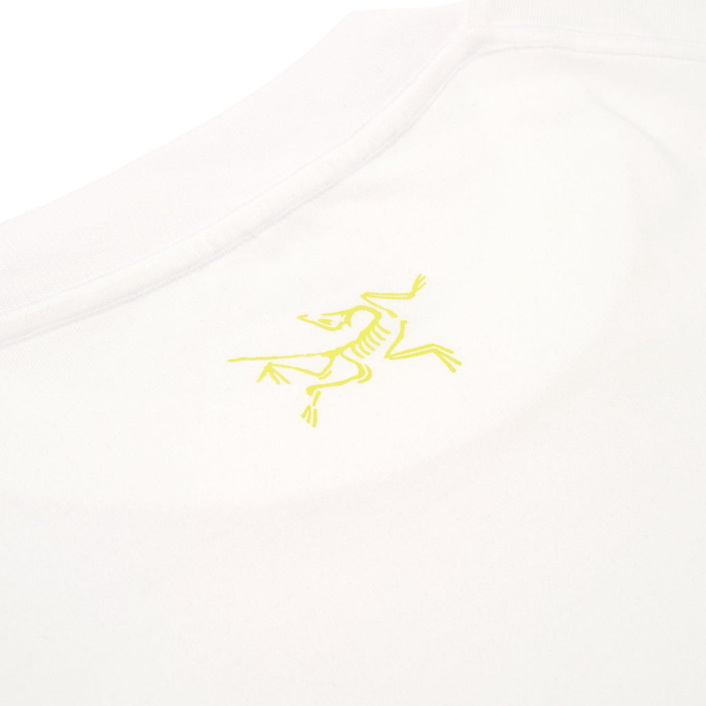 Arc'teryx Kragg Cotton Lithographica SS M (White Light) T-shirt Top
