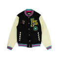 Ice Cream Dipped Varsity Jacket (Black) Top